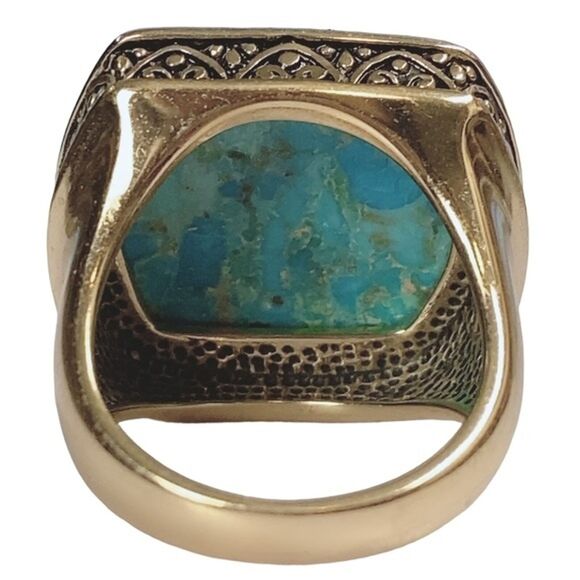 STUDIO BARSE TURQUOISE RING SZ 9.75 Men or Women Unisex Limited Edition HSN - Picture 5 of 7